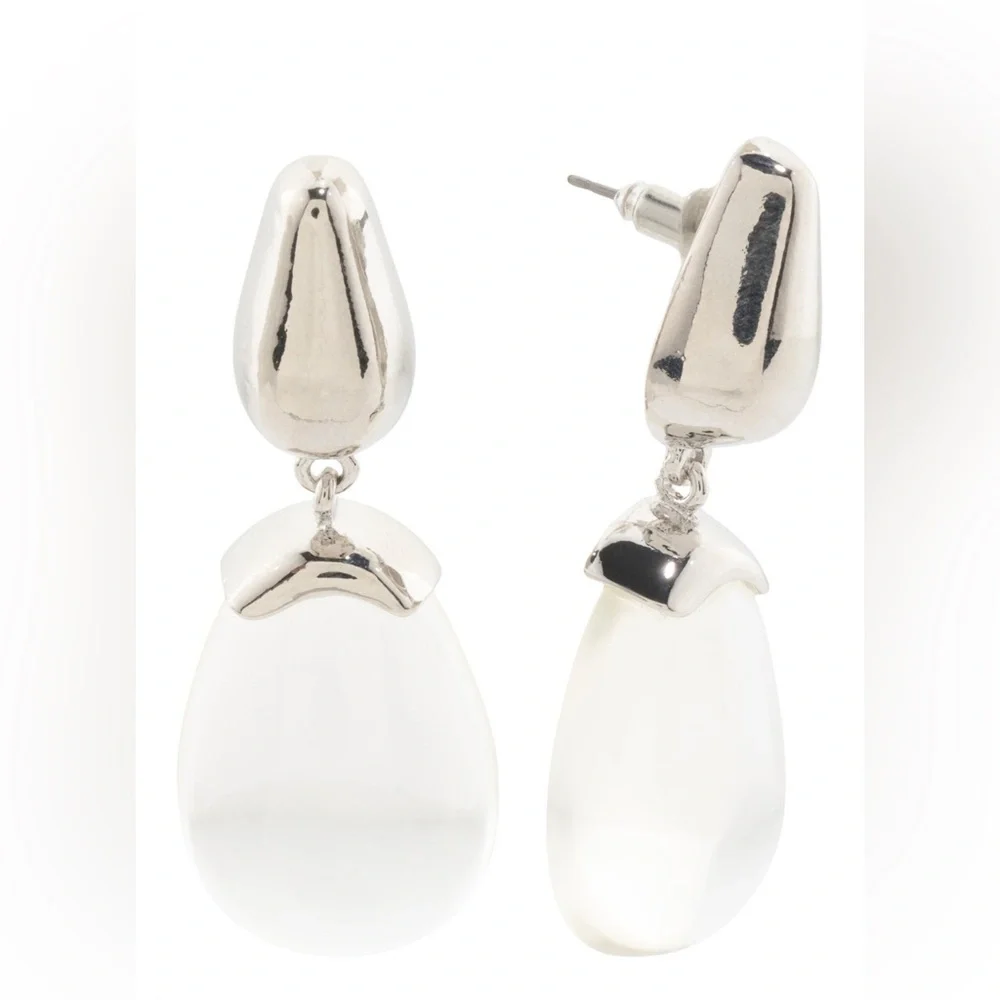 8 OTHER REASONS Oval Acrylic Drop Earrings - Picture 2 of 2